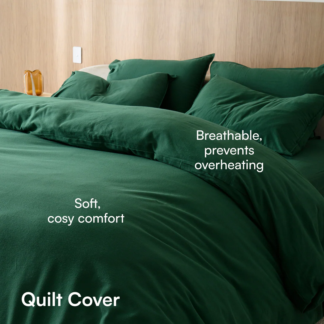 Flannelette Quilt Cover Set - Image 18